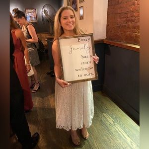 Lulus white skater dress - worn once for my rehearsal dinner